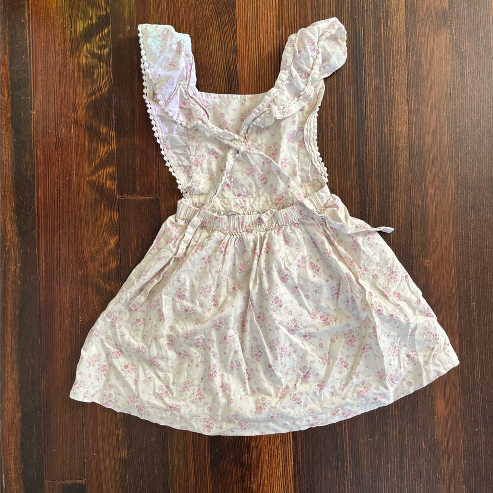Organic cotton floral halter dress